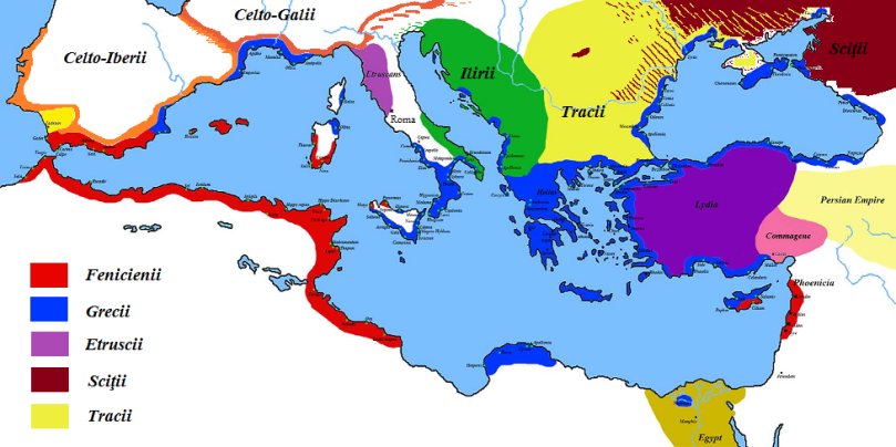 Imperiile europene în secolul VI îChr mic 2